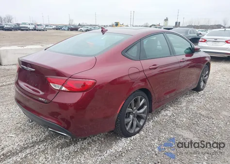 2015 Chrysler 200 S из США, поврежденный, VIN 1C3CCCBB2FN693478